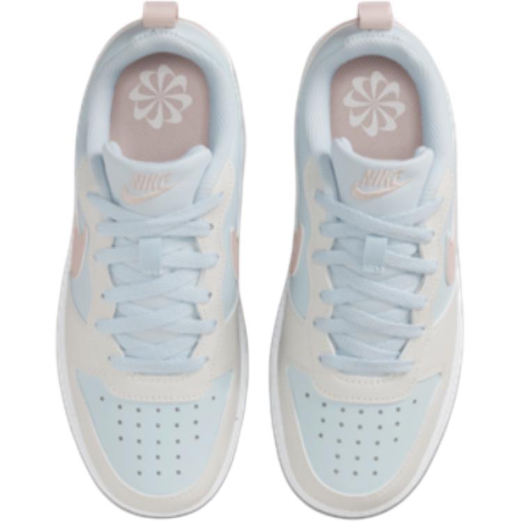 Nike Court Low top Детские скейтбординг кроссовки Светло-голубые Розовые Kids' — фото 4