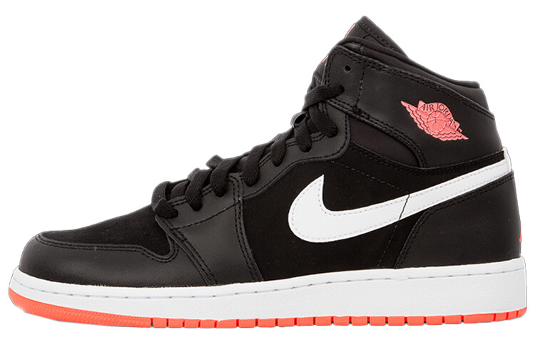 Кроссовки Jordan 1 Retro High Black Hot Lava GS