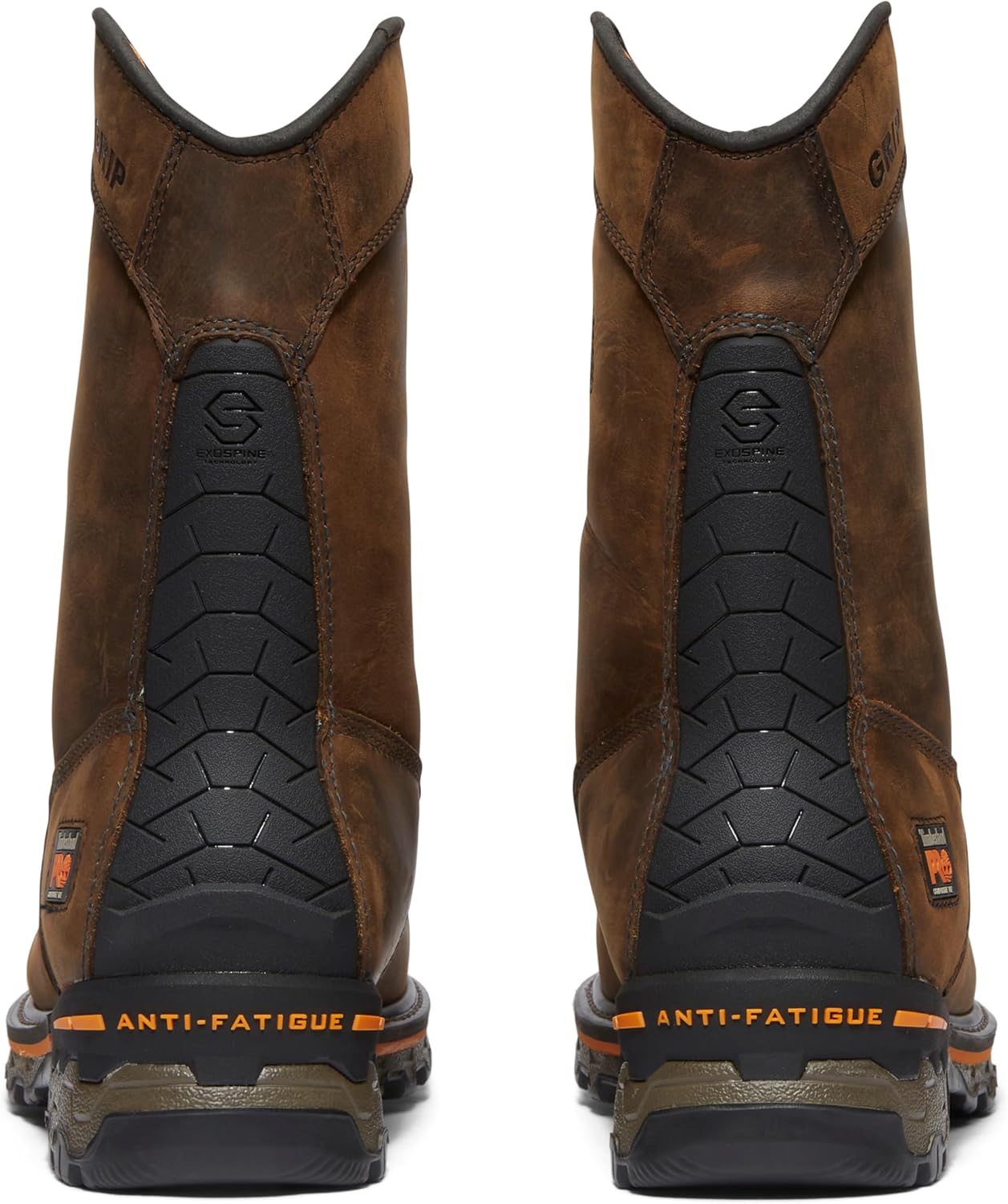 Timberland PRO мужские ботинки Boondock Pull-on с композитным защитным носком, устойчивые к проколам, утепленные, водонепроницаемые, Brown-2024 New — фото 3