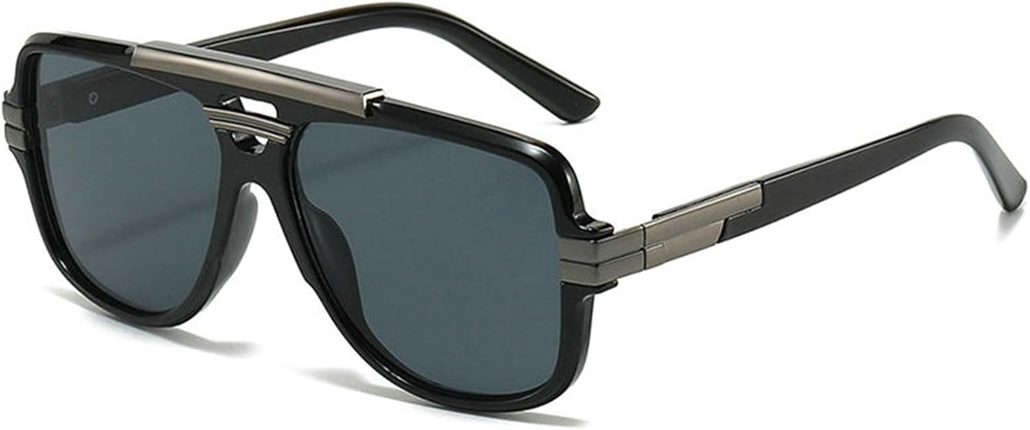 

Хелена Винтажные модные женские и мужские солнцезащитные очки-пилот в стиле 70-х годов с двойной перемычкой. Классические модные квадратные солнцезащитные очки для женщин с защитой от УФ-излучения UV400 helena, C1