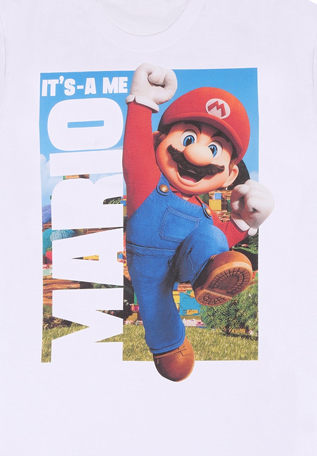 

Футболка с принтом SUPER MARIO BROS ITS A ME MARIO Henry Tiger, белый