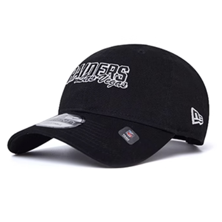 

New Era Бейсболка из полиэстера и хлопка унисекс черная, Black