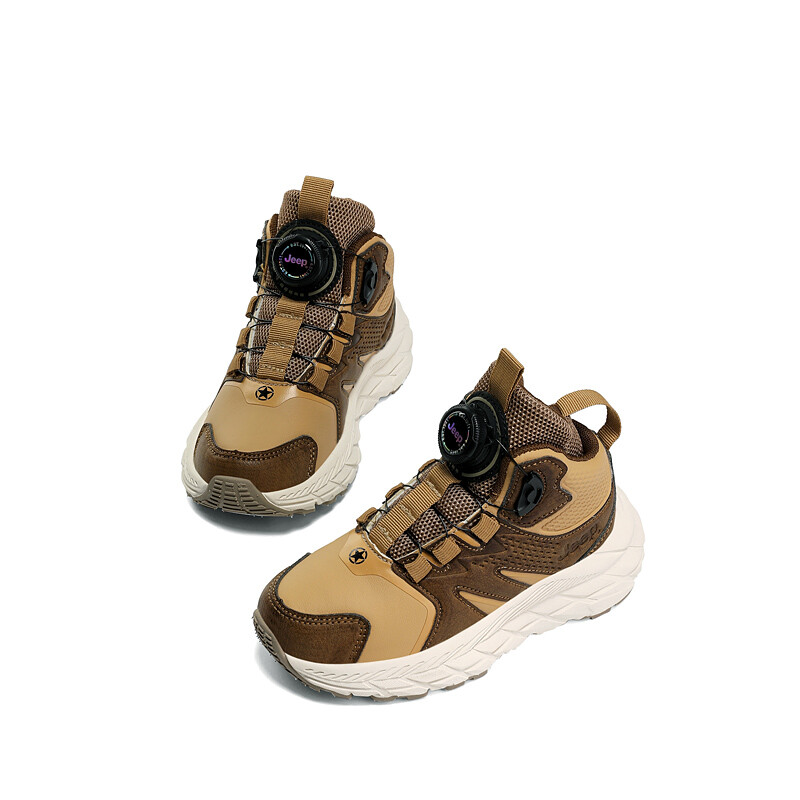 

Кроссовки Jeep Kids Lifestyle Shoes Kids Mid-top Beige, коричневый