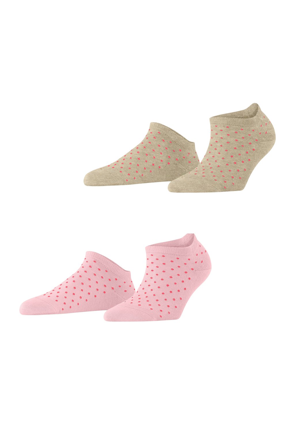 

Носки FINE DOT 2-PACK Esprit, светло-розовый