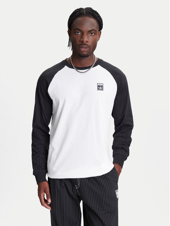 

Лонгслив loose fit Wabash Baseball JW0164 Adidas, белый