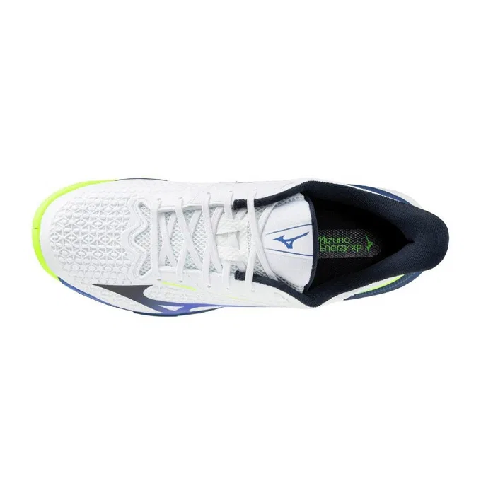 Унисекс кроссовки для тенниса «Wave Exceed Tour 7 AC» от Mizuno, White X Blue (20) — фото 4