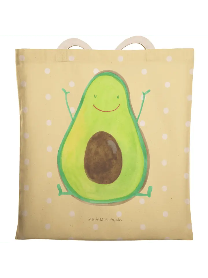 

Шоппер Mr. & Mrs. Panda, желтый пастельный