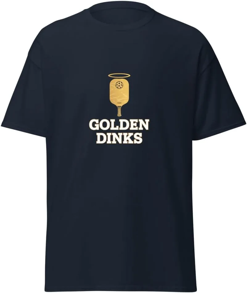 Golden Dinks Vintage футболка для фитнеса — 100% хлопок, разные размеры и цвета