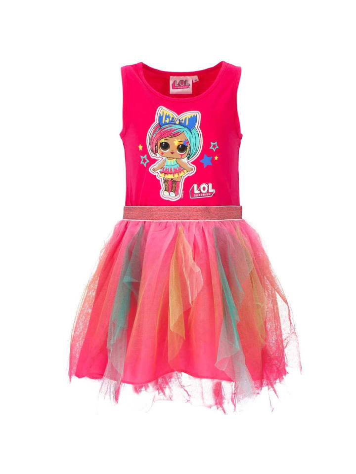 

Платье LOL Surprise Dark Pink для девочек - 100% хлопок, удобное, розового цвета COFI 1453
