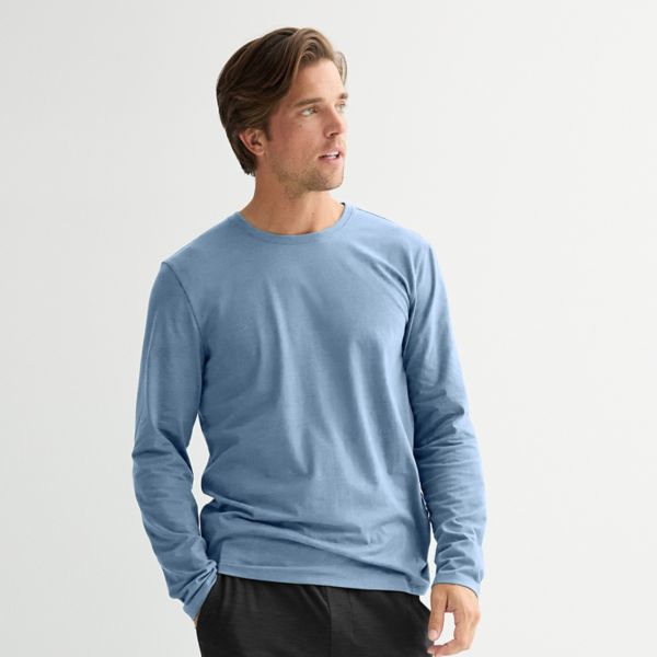 

Мужская футболка Premier Flex с длинным рукавом и круглым вырезом Apt. 9, цвет harper blue