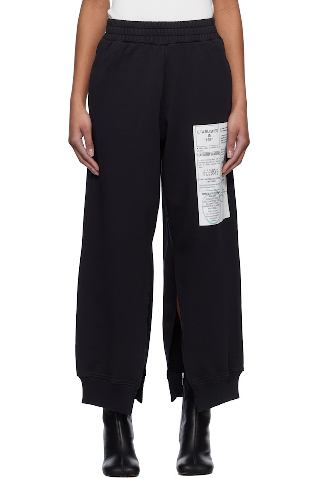 

Спортивные брюки для отдыха Lounge Mm6 Maison Margiela, черный