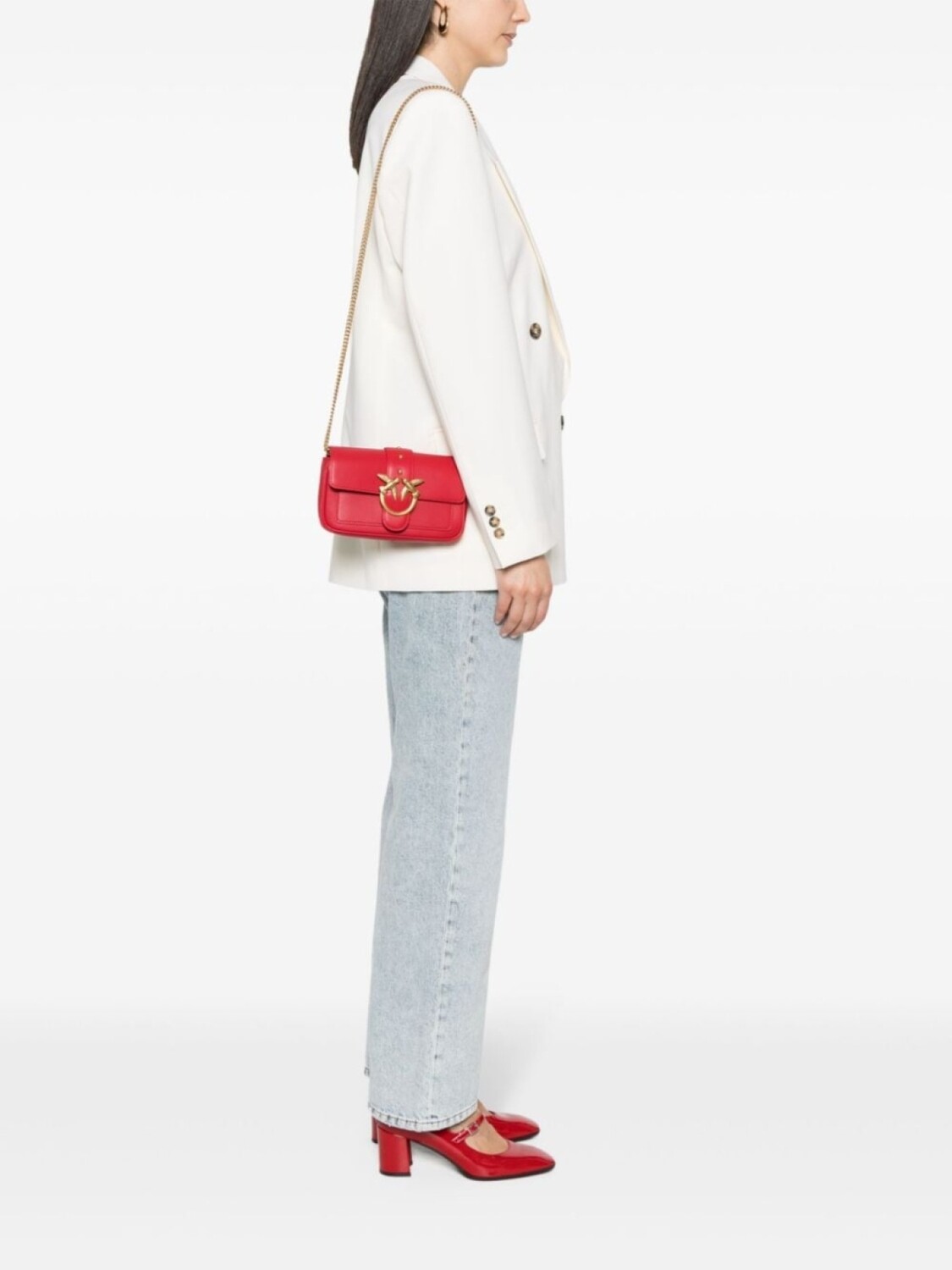 

Сумка PINKO Pocket Love One, красный
