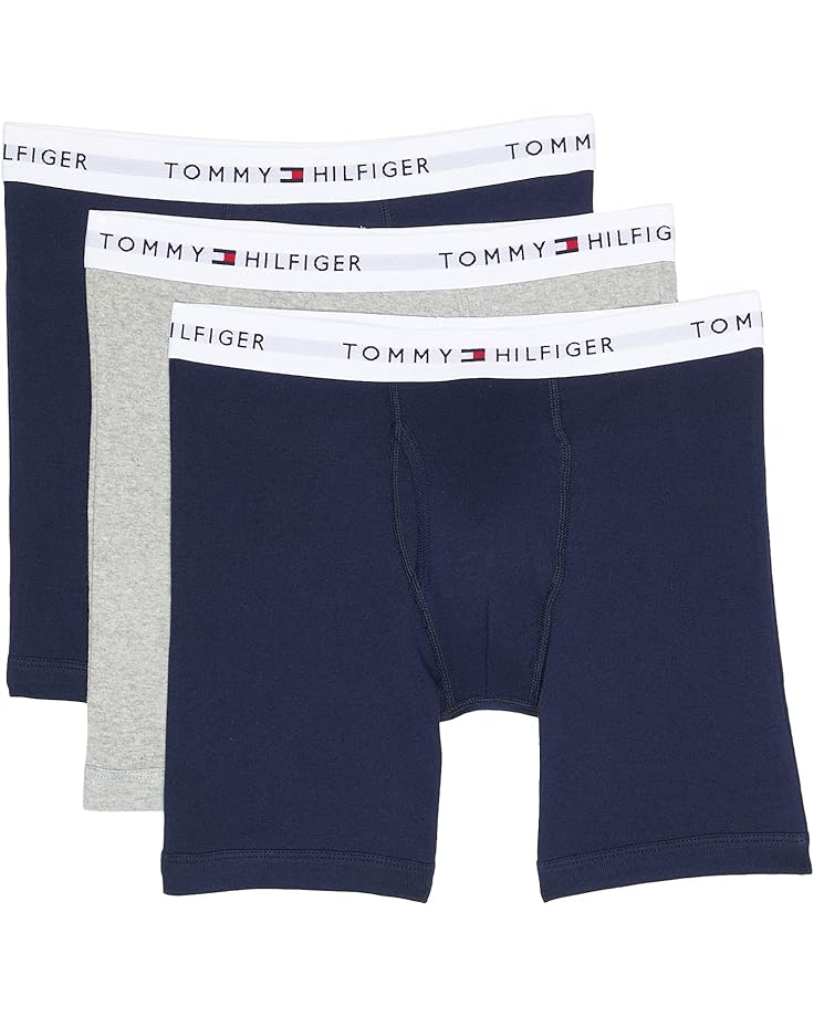 

Боксеры Tommy Hilfiger Cotton Classics Boxer Brief 3-Pack, цвет Dark Navy