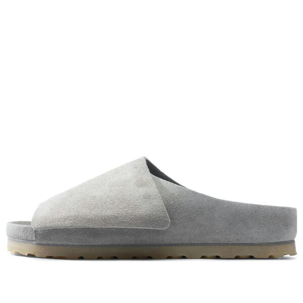 

Тапочки x fear of god los feliz suede leather narrow fit sandals 'cement' Birkenstock, серый