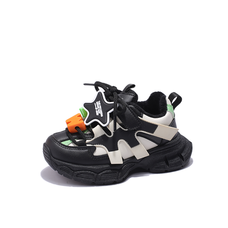 

Детская хлопковая обувь для детей FIRS Kids, черный