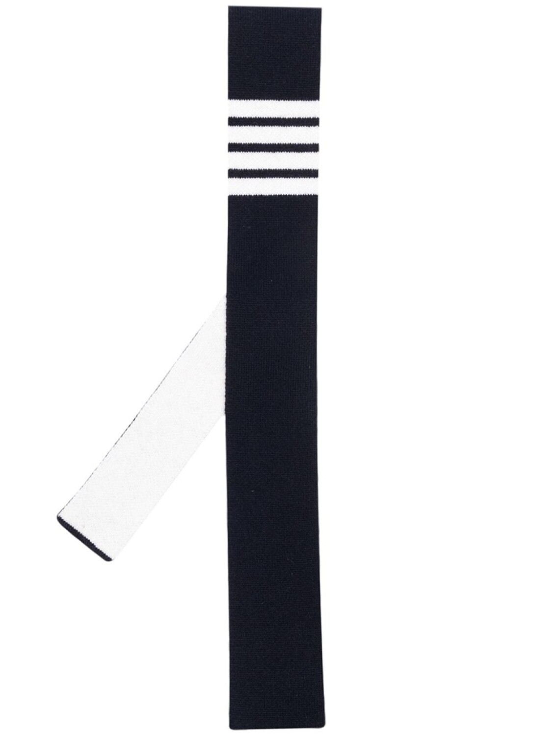 

Кашемировый галстук с полосками 4-Bar Thom Browne, синий