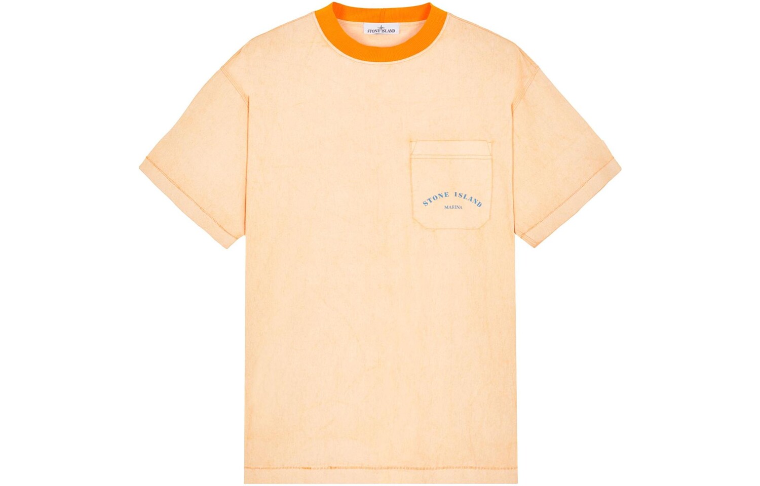 

SS23 Marina Футболка мужская оранжевая Stone Island, оранжевый