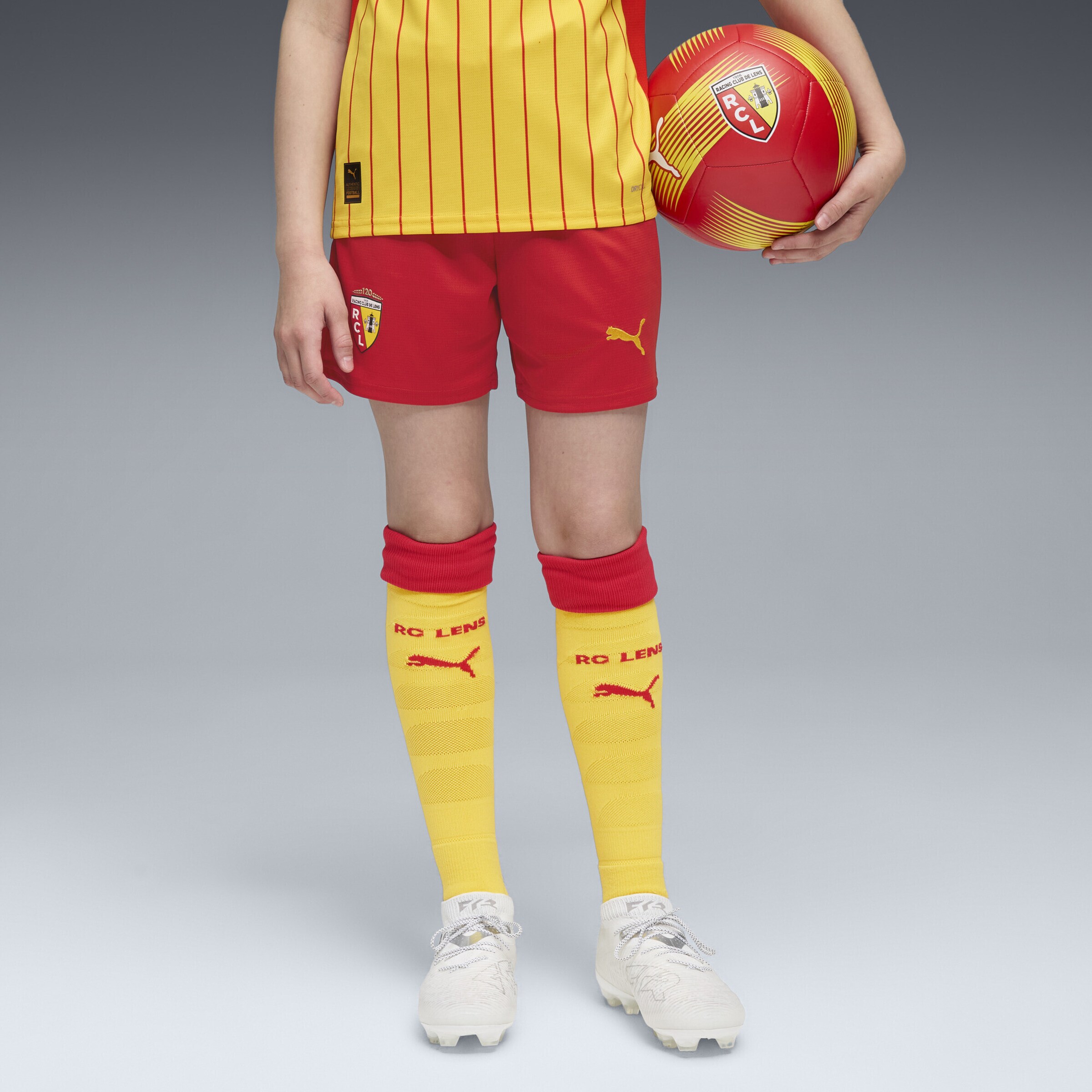 PUMA Шорты для тренировок Regular 'RC Lens 25/26' в красном цвете — фото 3