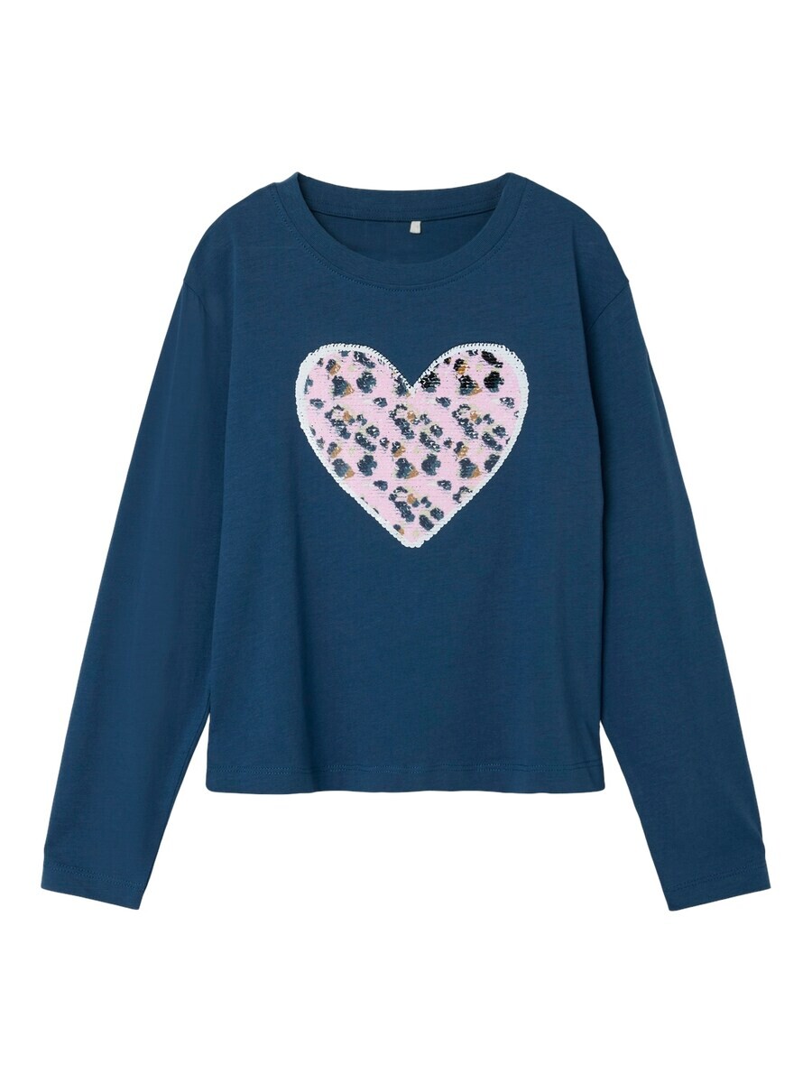 

Лонгслив NAME IT Shirt Likille, цвет gentian
