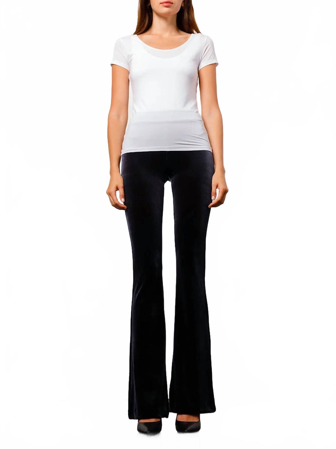 

Бархатные брюки белличини в цвете антрацит Avenue Montaigne