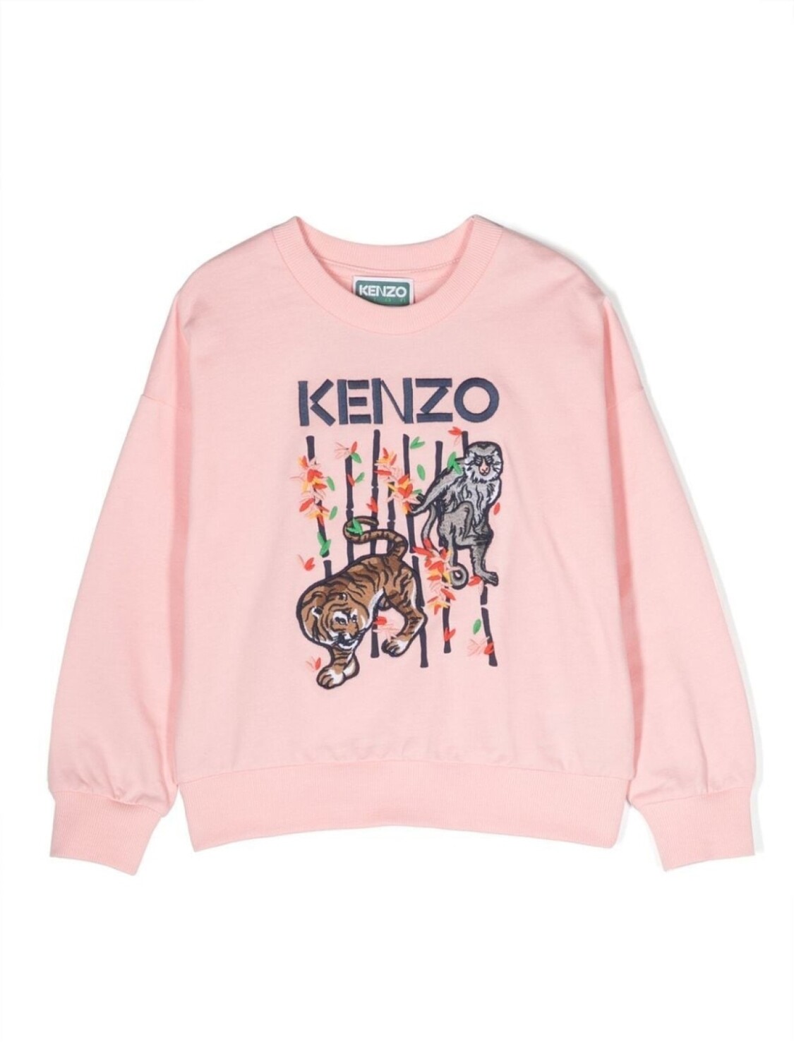 

Kenzo Kids 'Bamboo' cotton sweatshirt, розовый