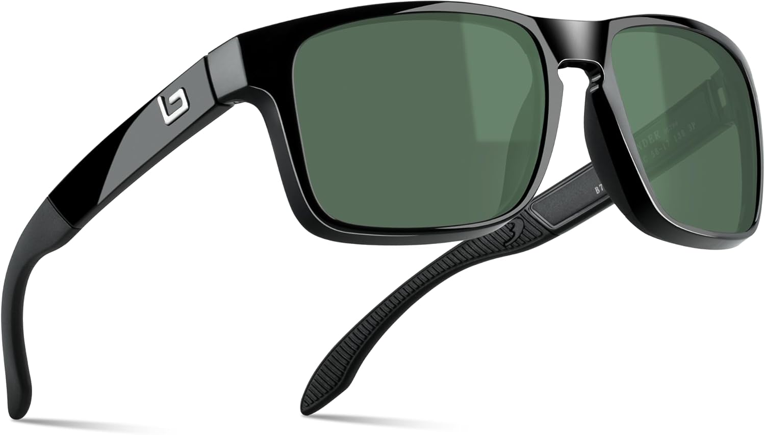 

Классические солнцезащитные очки Bnus итальянского производства с линзами Corning из настоящего стекла и возможностью поляризации B.N.U.S, B7066 Black / G-15 Non-polarized