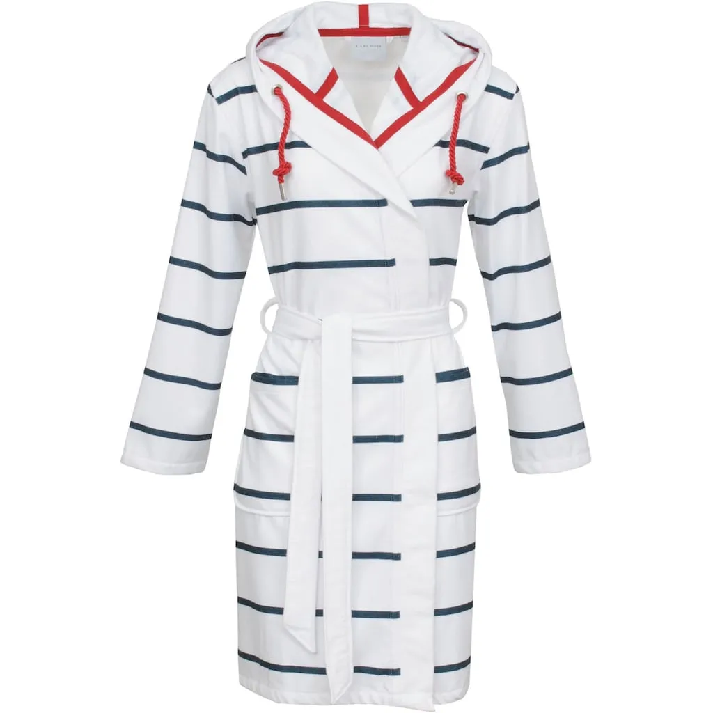 

Женский банный халат 560310 1 шт. Carl Ross, White/night blue