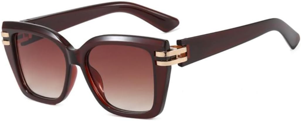 

Модные солнцезащитные очки премиум-класса для женщин в высококачественной оправе, предназначенные для использования на открытом воздухе, с защитой от УФ-излучения UV400, роскошные очки VVTWSSW, Tea