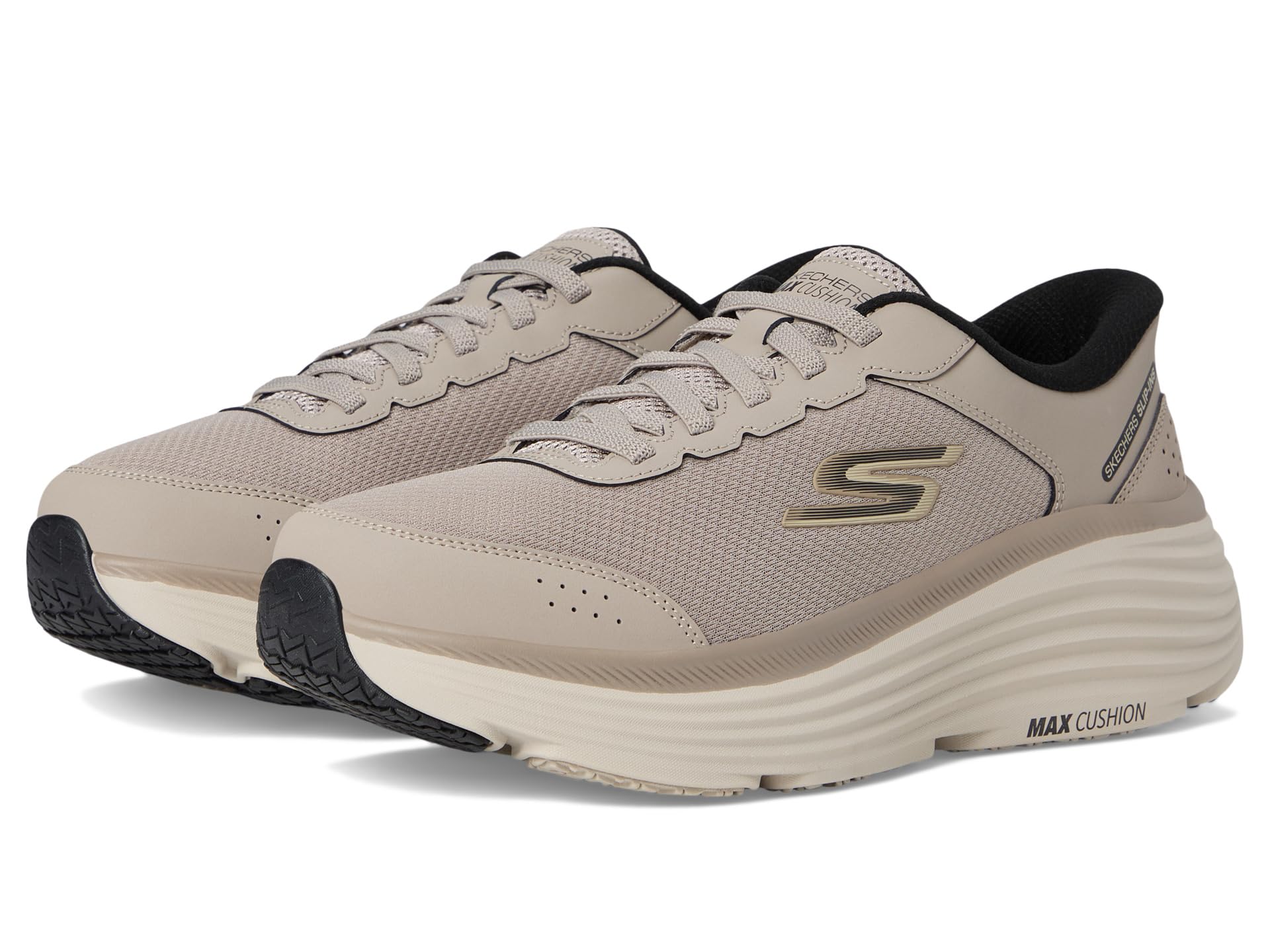 

Кроссовки SKECHERS Hands Free Slip-Ins Max Cushioning Endeavour, Taupe/Black