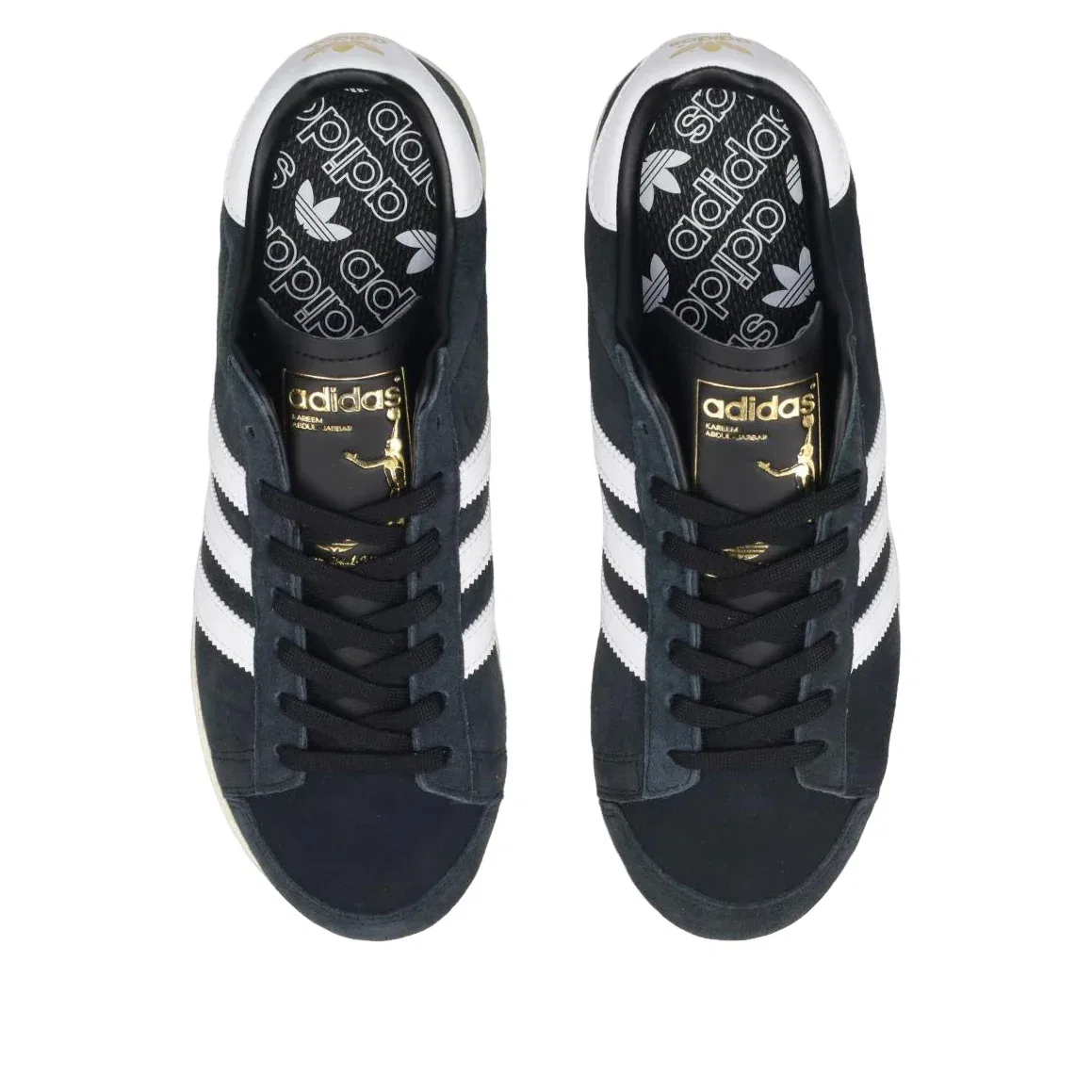 Кроссовки Adidas Jabbar Lo Core 'Black White Off White' JQ4427, черный — фото 3