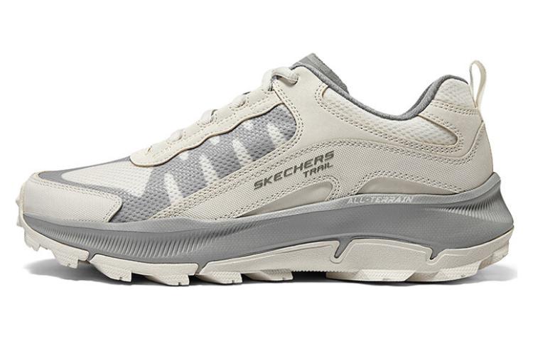 

Skechers Амортизирующие износостойкие низкие повседневные кроссовки мужские, белые, серые