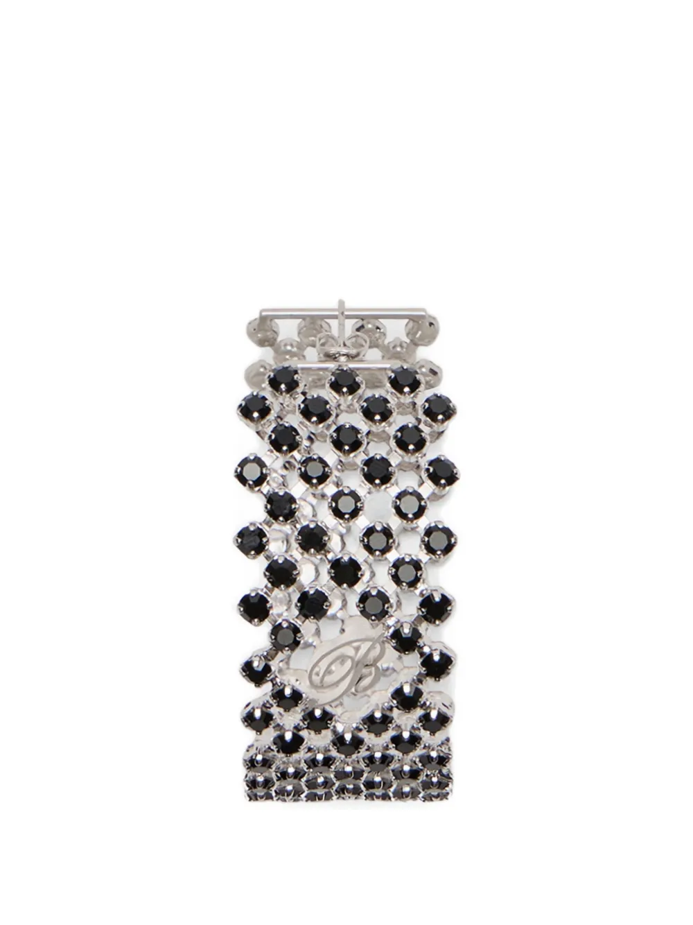 

Серьги-кольца со стразами BLUMARINE, серебряный