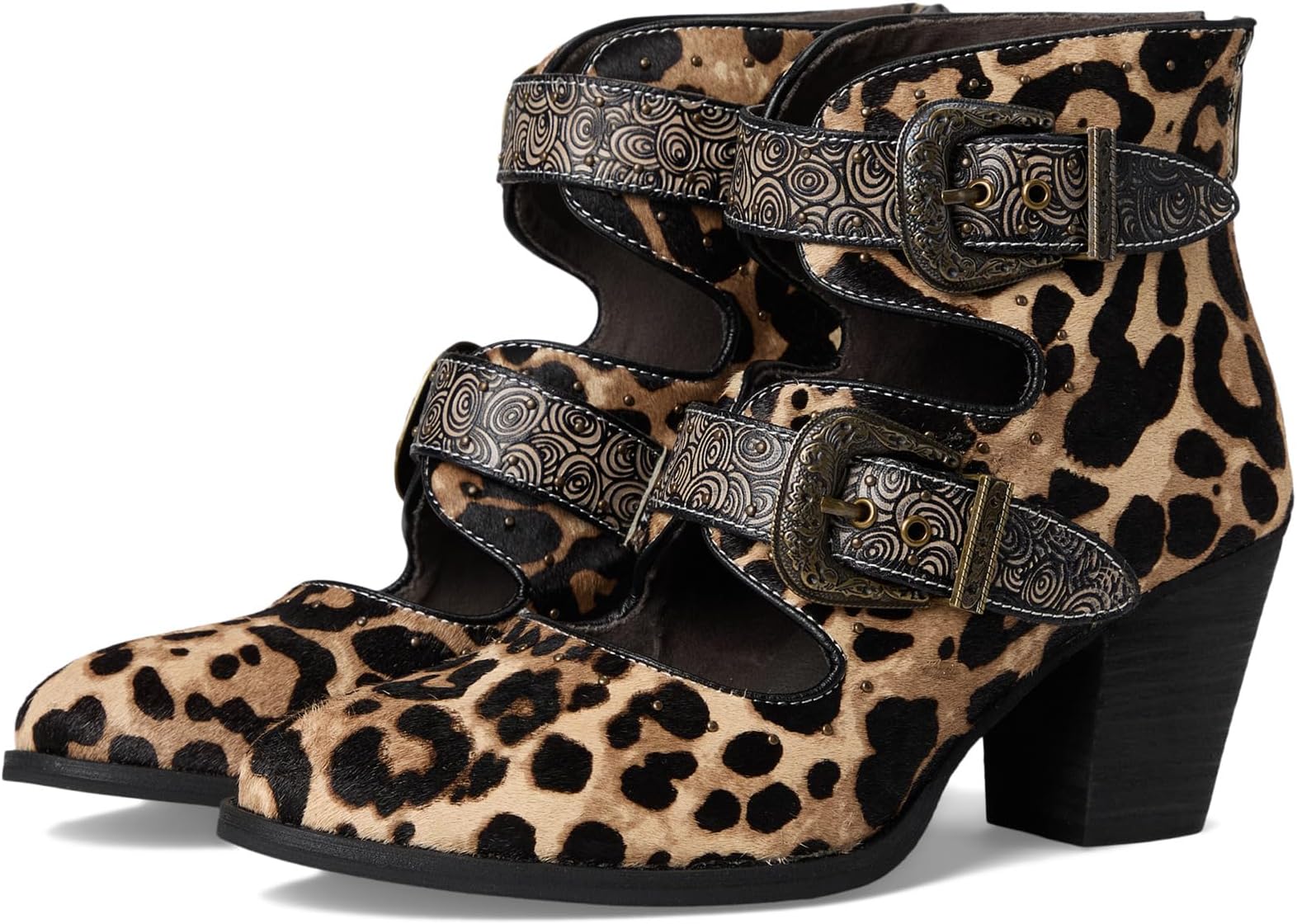 Туфли L'Artiste by Spring Step Women's Notched-leo, Black Multi
