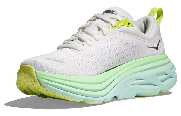 Кроссовки bondi 8 d wide 'champagne white sea blue' Hoka One One, белый — фото 4