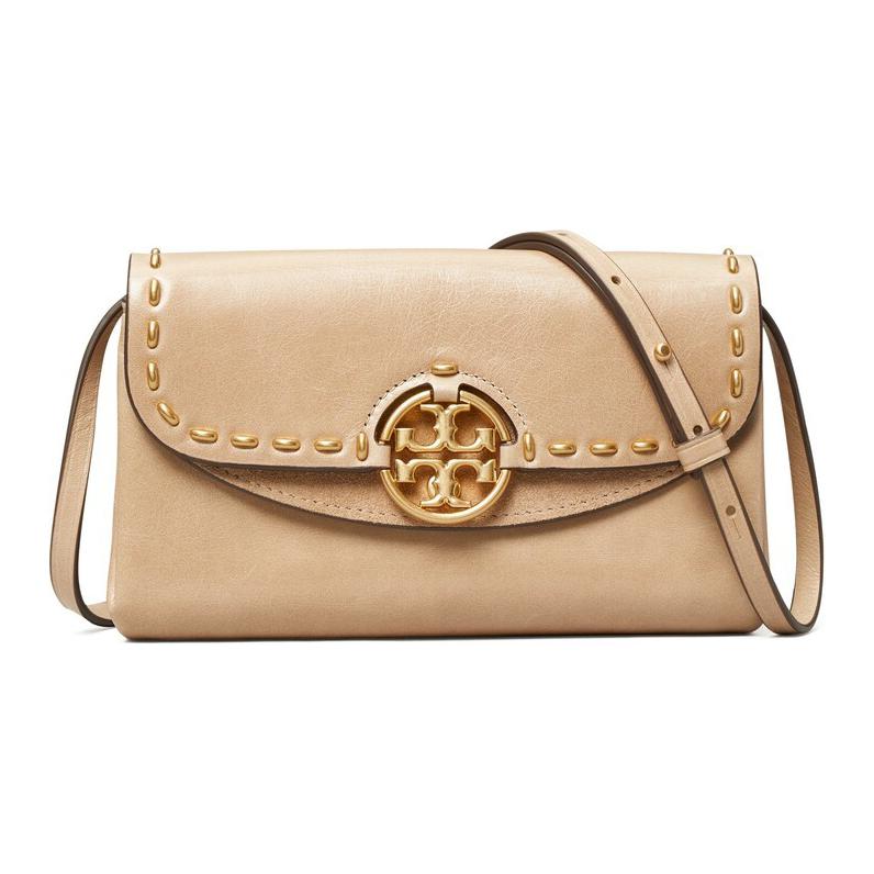 

TORY BURCH Кожаная сумка через плечо женская карамельная