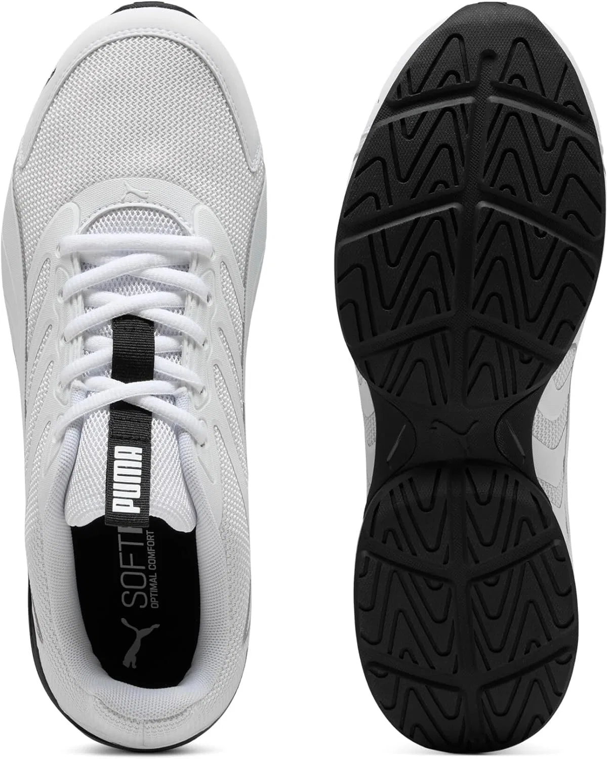 Кроссовки для бега Puma Unisex Electro Street, 2-Puma White Puma Black Grey Echo — фото 3
