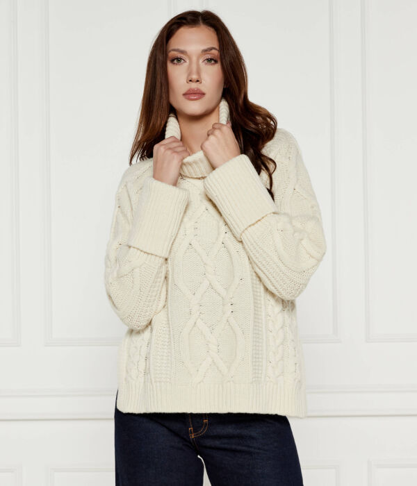 

Водолазка шерстяная Max&Co. Regular Fit, бежевый