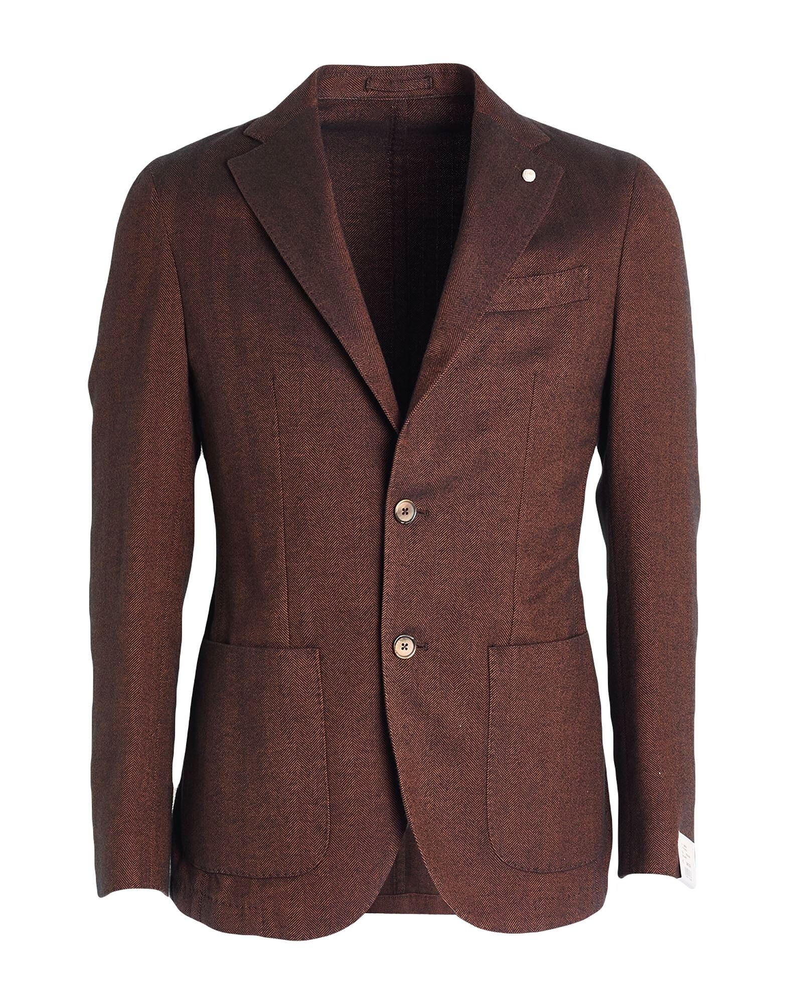 

Блейзер Luigi Bianchi Mantova, коричневый