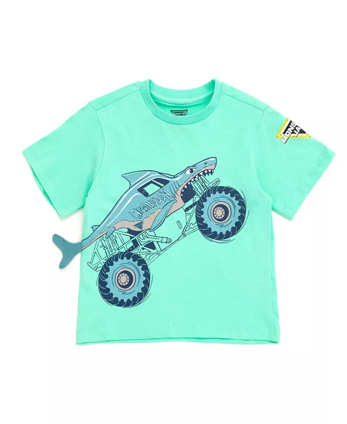 

Футболка для мальчиков Megalodon Truck Monster Jam, синий