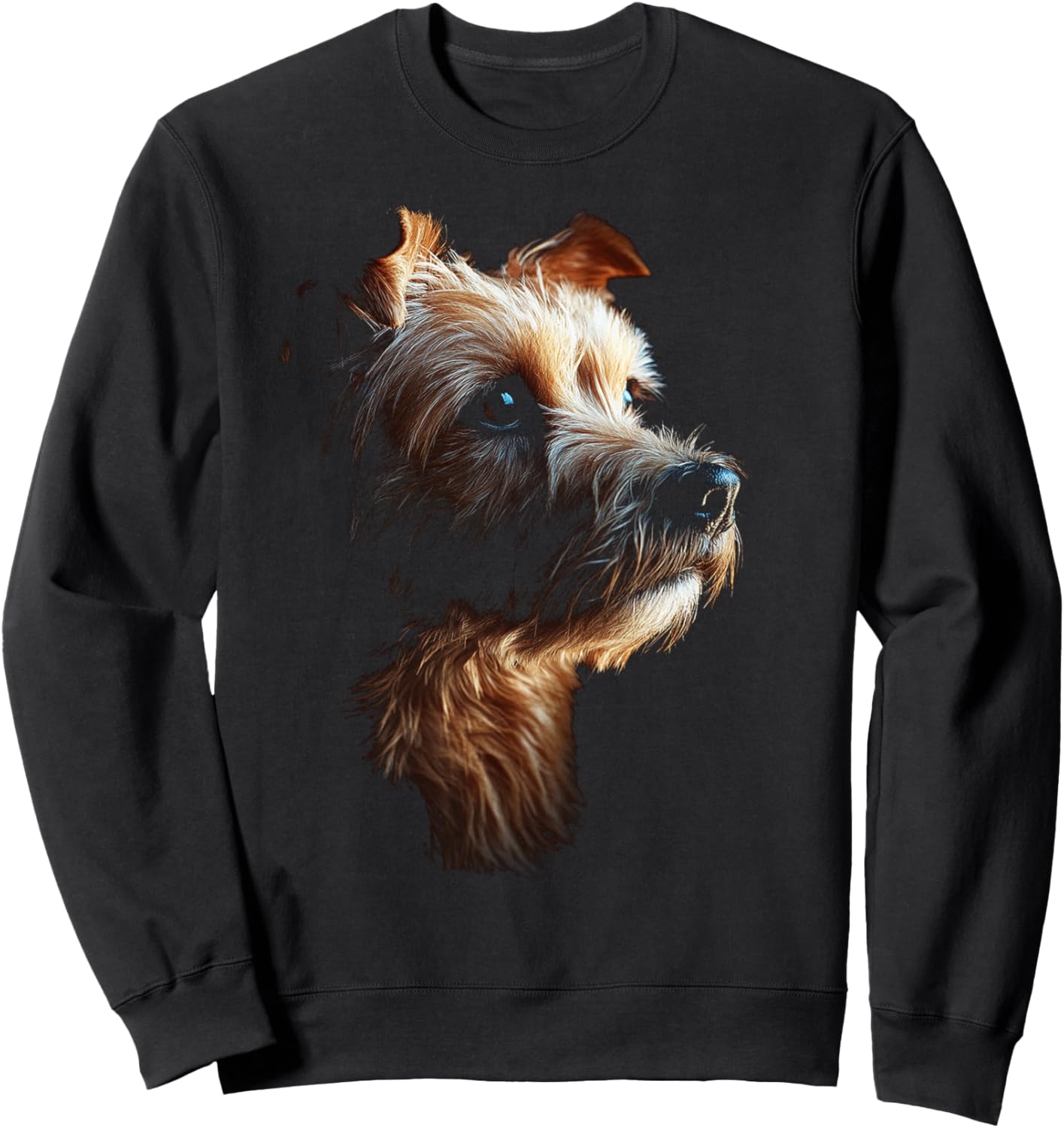 

Толстовка, Изображение собаки породы норфолк-терьер на толстовке Dogtastiq, черный