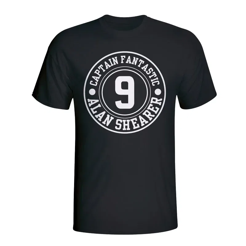 Футболка детская с Аланом Ширером Newcastle United FC, черный