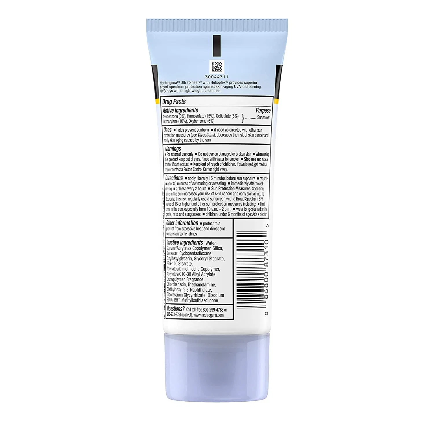 Солнцезащитный лосьон «Ultra Sheer Dry-Touch SPF 100» от Neutrogena, 88 мл Neutrogena — фото 3
