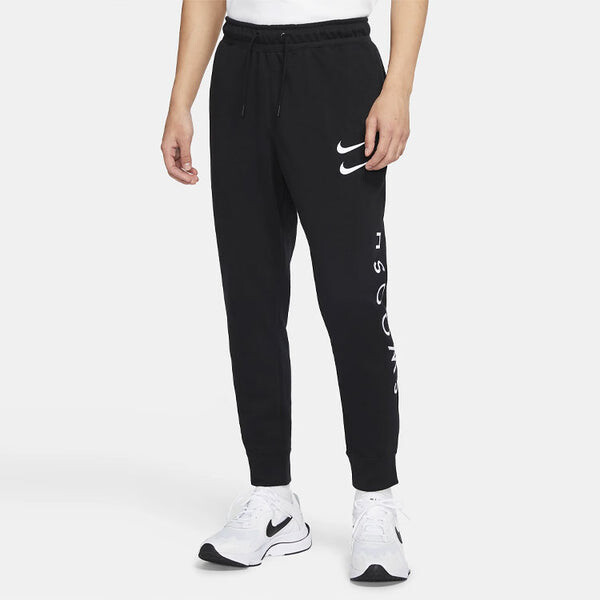 Спортивные штаны с логотипом Swoosh, спортивные штаны, мужские, Nike, черный — фото 4