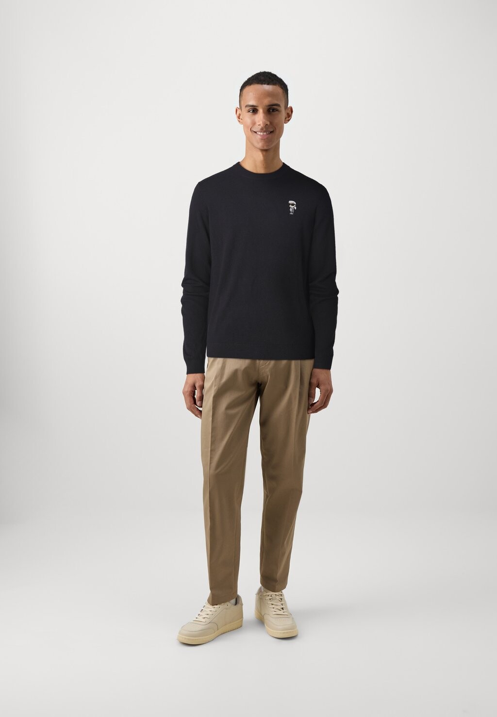 

Джемпер CREW NECK KARL LAGERFELD, темно-синий
