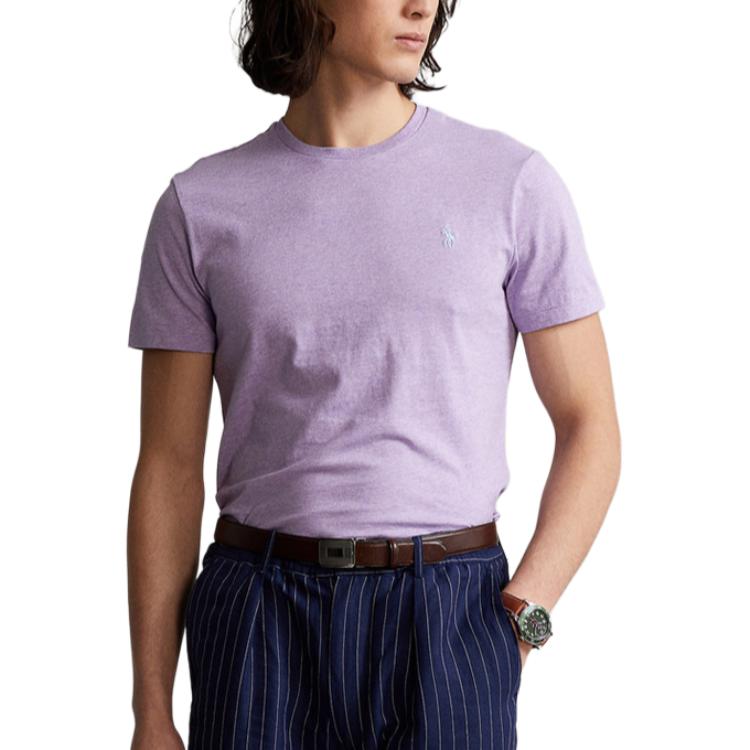 Футболка мужская фиолетовая Polo Ralph Lauren — фото 3