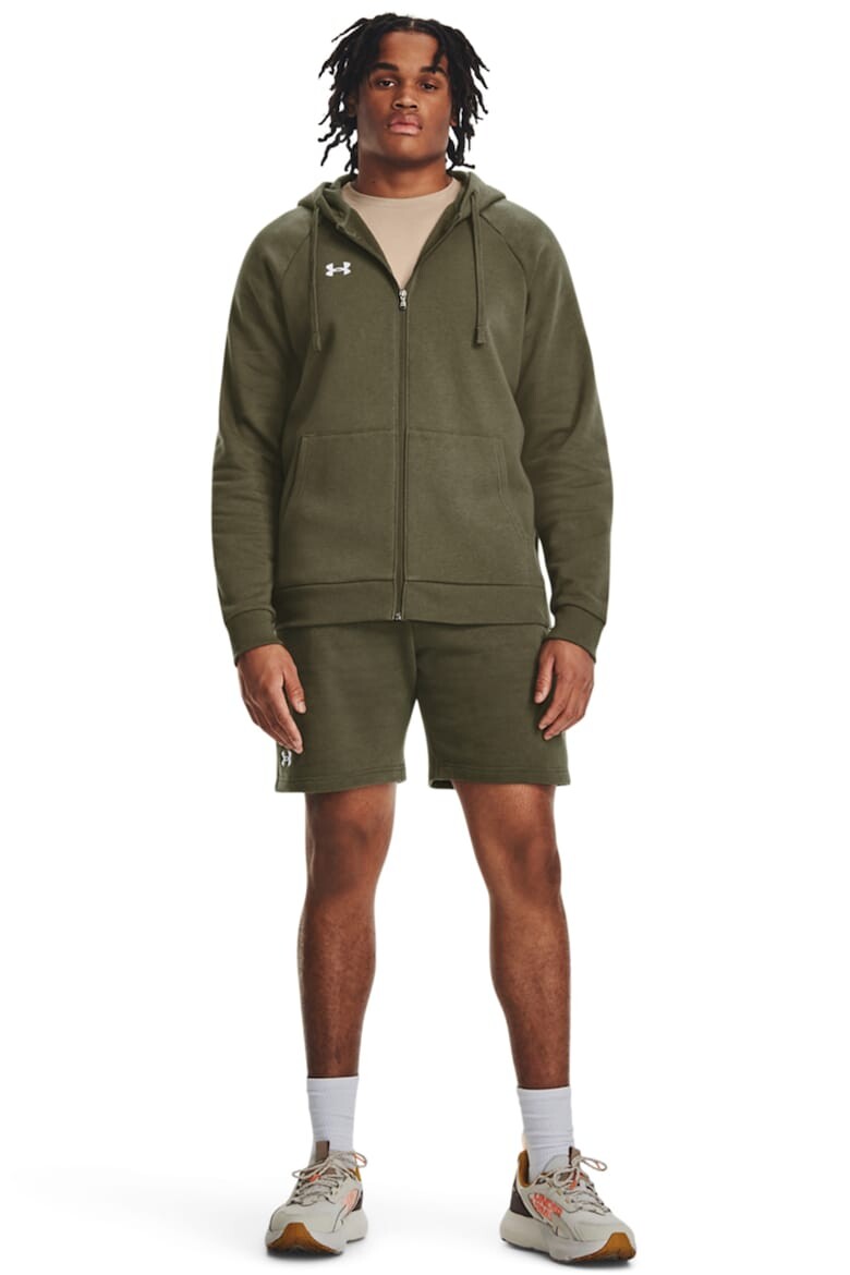 

Хлопковая худи для фитнеса Rival Under Armour, хаки