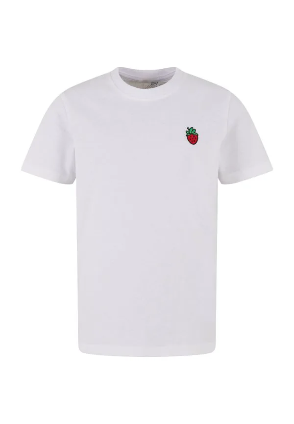 Базовая футболка с вышивкой «клубничная любовь» Mister Tee, White