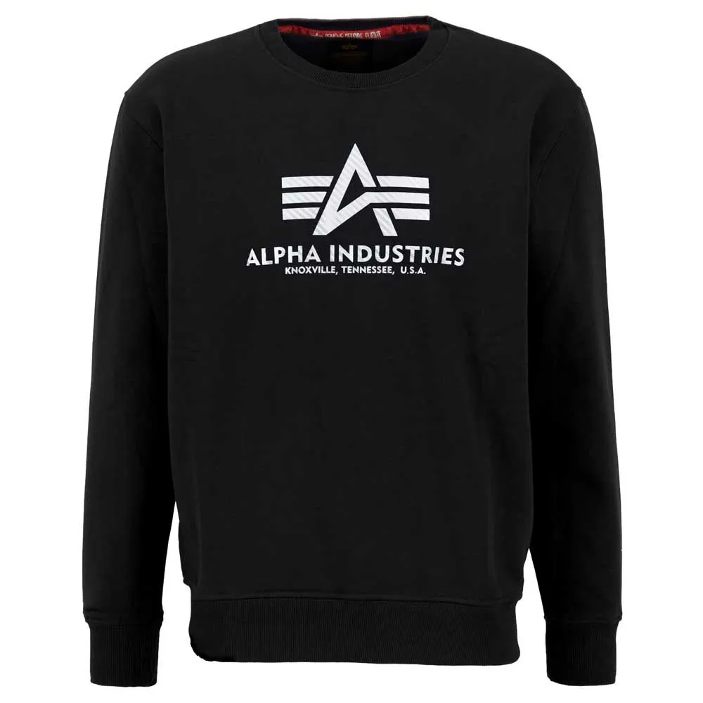 

Толстовка Alpha Industries Basic Carbon, черный