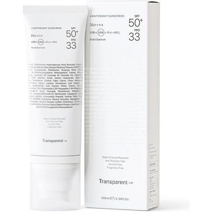 Легкий солнцезащитный крем Transparent Lab SPF50+ Transparent Labs — фото 2