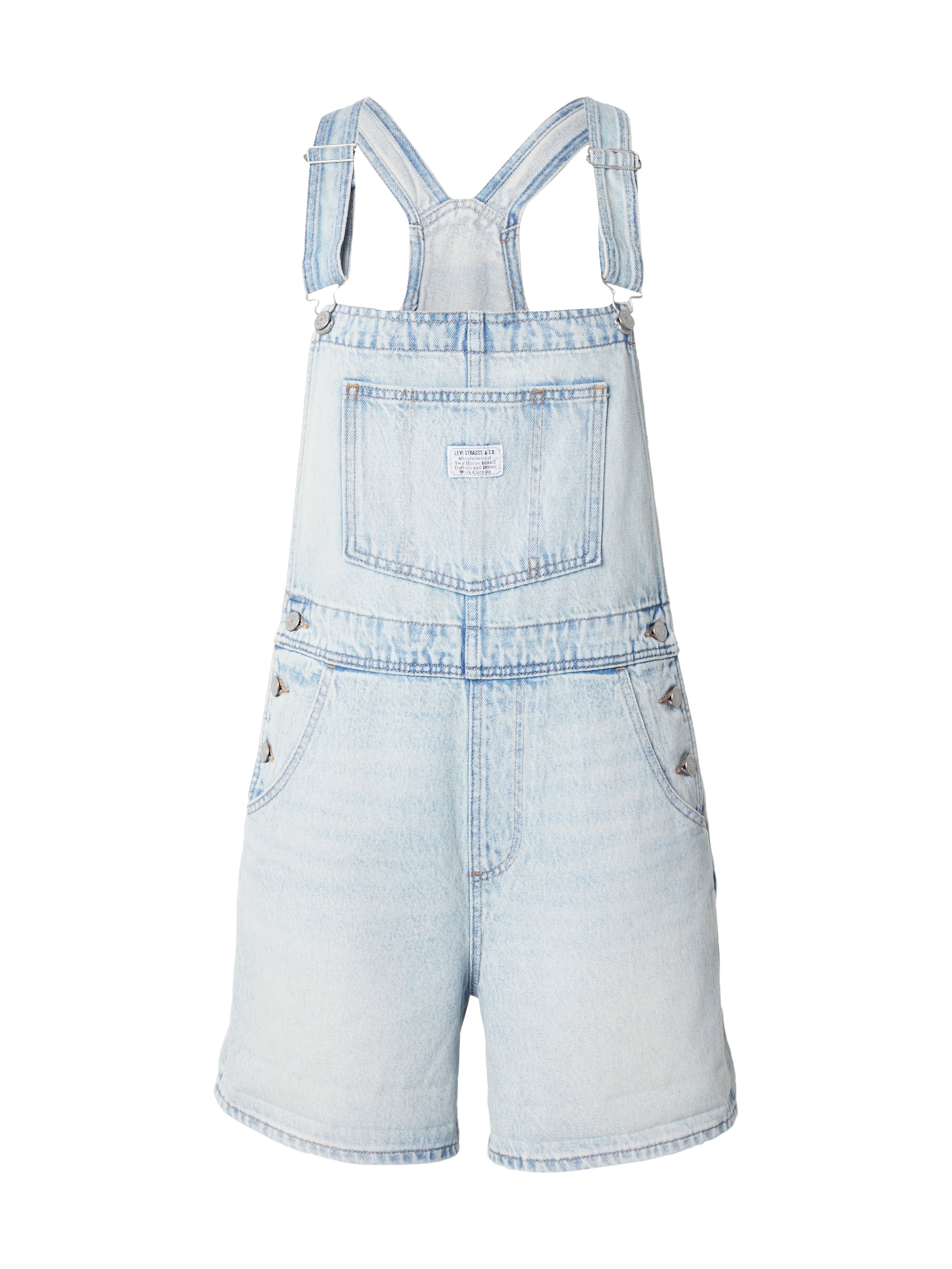 

LEVI'S Джинсовый комбинезон Regular 'Vintage Shortalls' в светло-голубом цвете